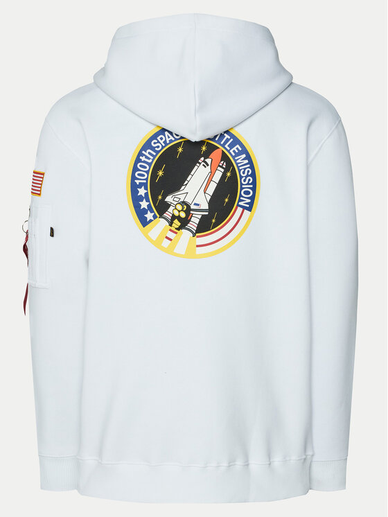Alpha Industries Alpha Industries Felpa Nasa 178317 Bianco Regular Fit