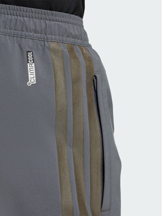 adidas adidas Spodnie materiałowe 158889 Szary Slim Fit