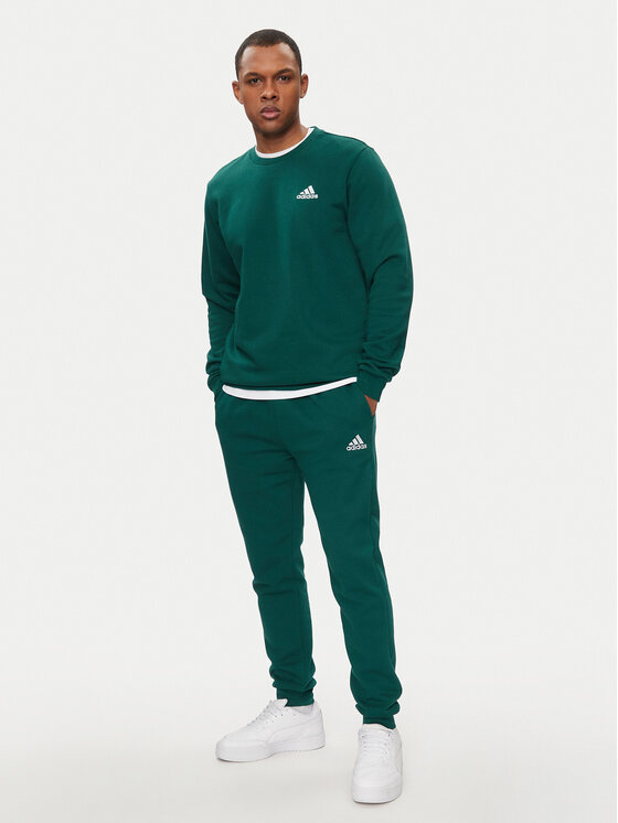 adidas adidas Džemperis Essentials IJ8893 Žalia Regular Fit