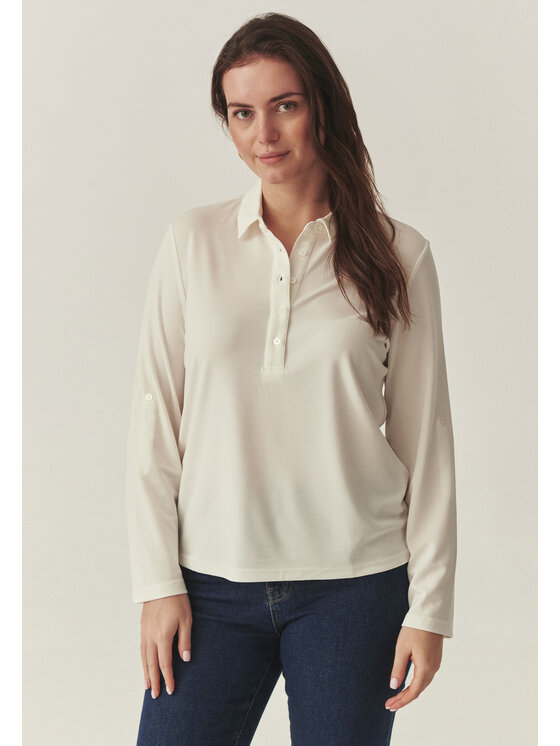 TATUUM TATUUM Blúzka FLEA Krémová Loose Fit