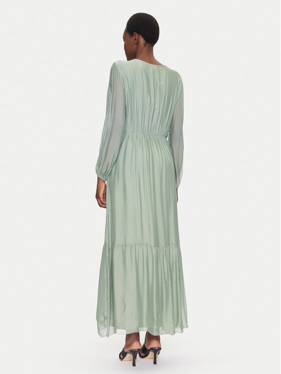 Dixie Dixie Rochie de vară A207W050 Verde Regular Fit