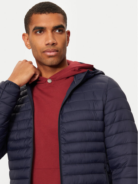 United Colors Of Benetton Doudoune 2BA2UN02O Bleu marine Regular Fit