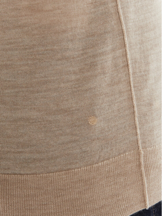 BOSS BOSS Džemperis Farbella 50544996 Bēšs Slim Fit