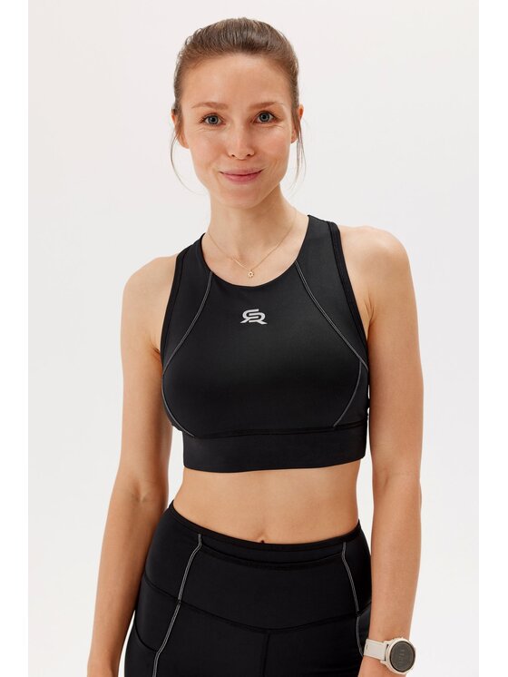 Biustonosz sportowy ROUGH RADICAL, Rozmiar S, Czarny, SPORTS BRA FUSION