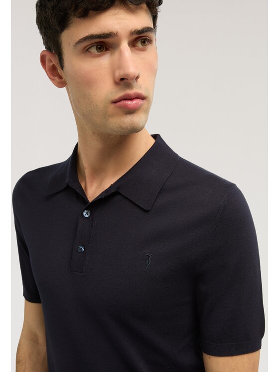 Trussardi Trussardi Sweter M0638000068N034 Niebieski Regular Fit
