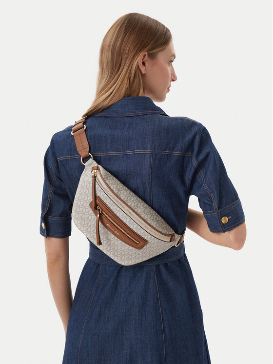 MICHAEL Michael Kors Geantă Jet Set 30S6GTVM8B Écru