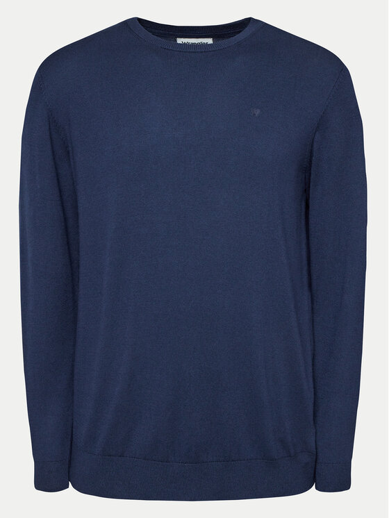 Wrangler Wrangler Maglione 112357427 Blu scuro Regular Fit