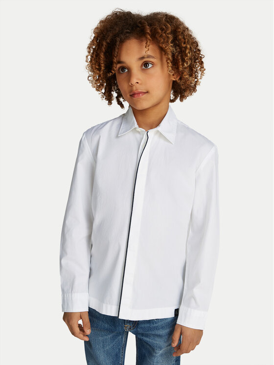 Calvin Klein Jeans Košeľa IB0IB02225 Biela Regular Fit