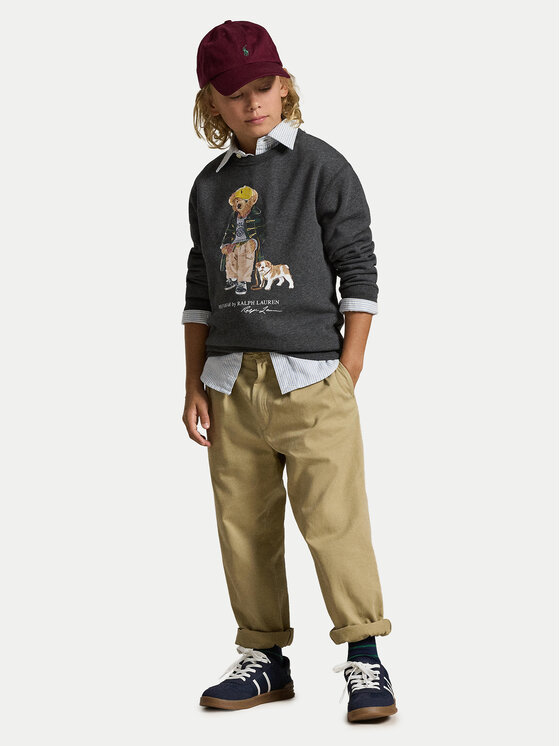 Polo Ralph Lauren Polo Ralph Lauren Majica dugih rukava 323979490001 Siva Regular Fit