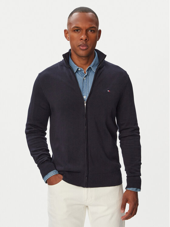 Tommy Hilfiger Cardigan MW0MW36517 Bleumarin Regular Fit