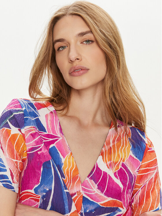 Vila Vila Blusa Limia 14095812 Multicolore Regular Fit