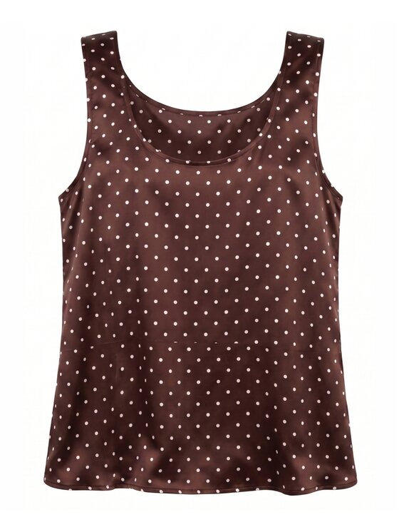 Cat&Cat Cat&Cat Top jedwabny basic Barevná Regular Fit