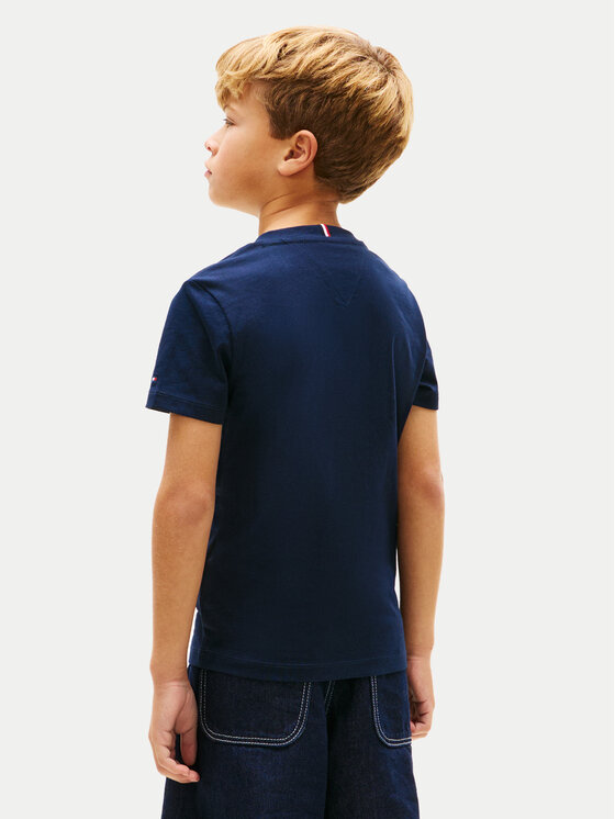 Tommy Hilfiger Tommy Hilfiger T-krekls KB0KB10277 Tumši zils Regular Fit