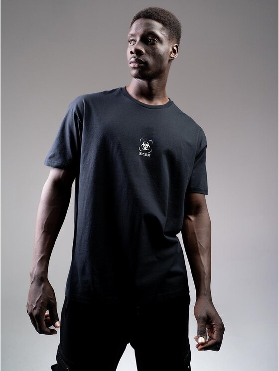Point X Point X T-Shirt Koszulka Z Krótkim Rękawem Męska Czarna Point X Biohazard M Czarny Regular Fit