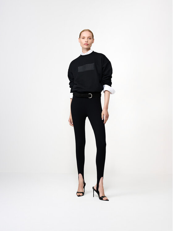 La Mania La Mania Felpa MEA Nero Classic Fit