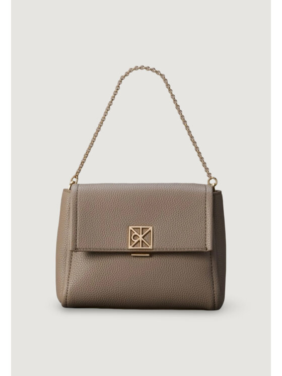 Calvin Klein Calvin Klein Borsetta EMBLEM HW PEBBLE CROSSBODY 20 Beige