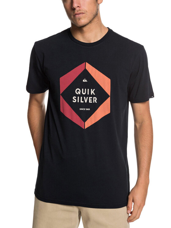 Quiksilver Quiksilver T-shirt EQYZT05260 Nero Regular Fit