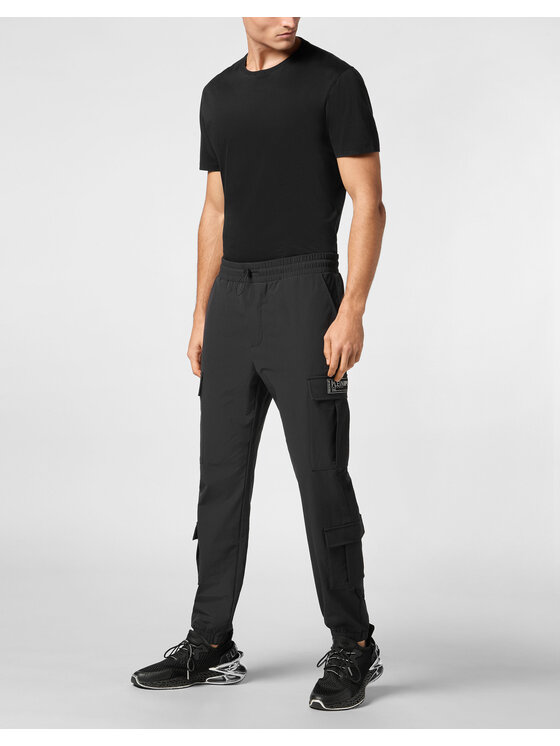 Plein Sport Plein Sport Joggery 14149 Czarny Jogger Fit
