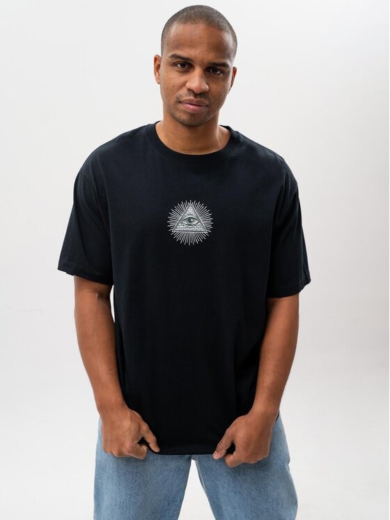 MyStars MyStars T-Shirt 122267 Czarny Oversize