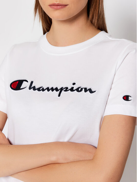 T-shirt Script Logo 114472 Bianco Regular Fit