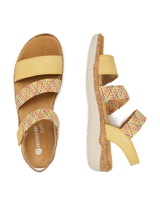 Remonte Remonte Σανδάλια R6861-68 Κίτρινο