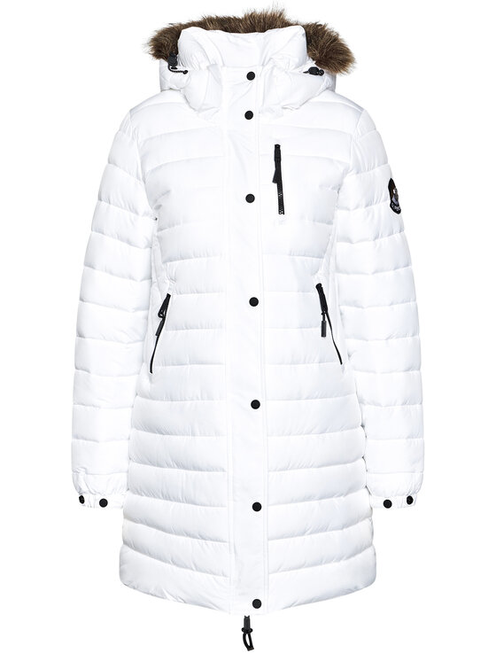 Superdry Superdry Žieminė striukė Super Fuji W5010285A Balta Regular Fit
