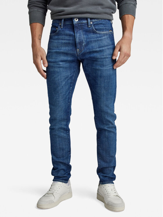 G-Star Raw Džínsy Revend D20071-D441 Modrá Skinny Fit