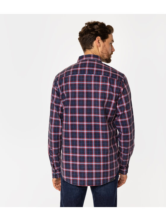 Lee Cooper Lee Cooper Koszula WILL Granatowy Regular Fit