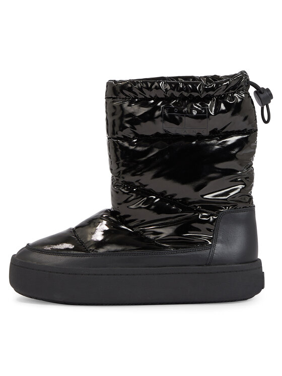 Tommy Jeans Tommy Jeans Μπότες Χιονιού Tjw Winter Boot EN0EN02252 Μαύρο