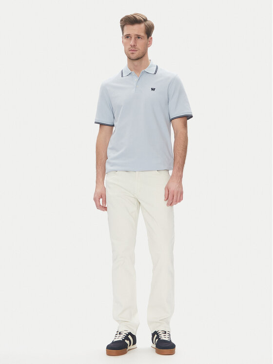 Wrangler Wrangler Polo 112362830 Błękitny Regular Fit