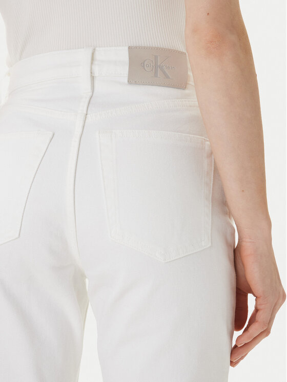 Calvin Klein Jeans Calvin Klein Jeans Jeansy LV047F712G Écru Straight Fit