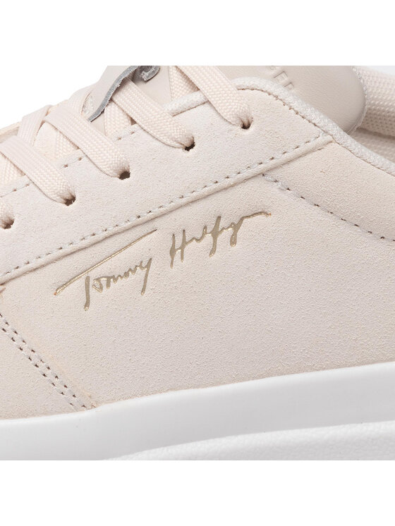 Tommy Hilfiger Tommy Hilfiger Sneakers Th Signature Suede Sneaker FW0FW06518 Beige