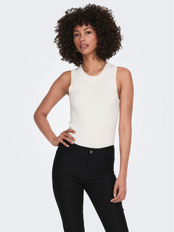JDY JDY Top Aya 15287501 Weiß Slim Fit