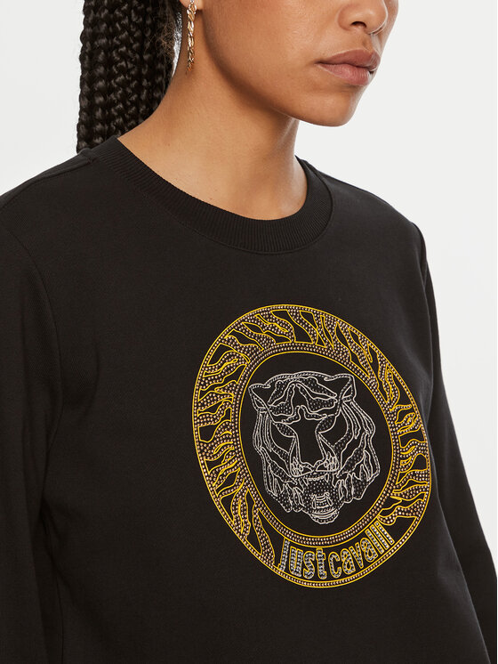 Just Cavalli Just Cavalli Felpa 77PAIE24 Nero Regular Fit