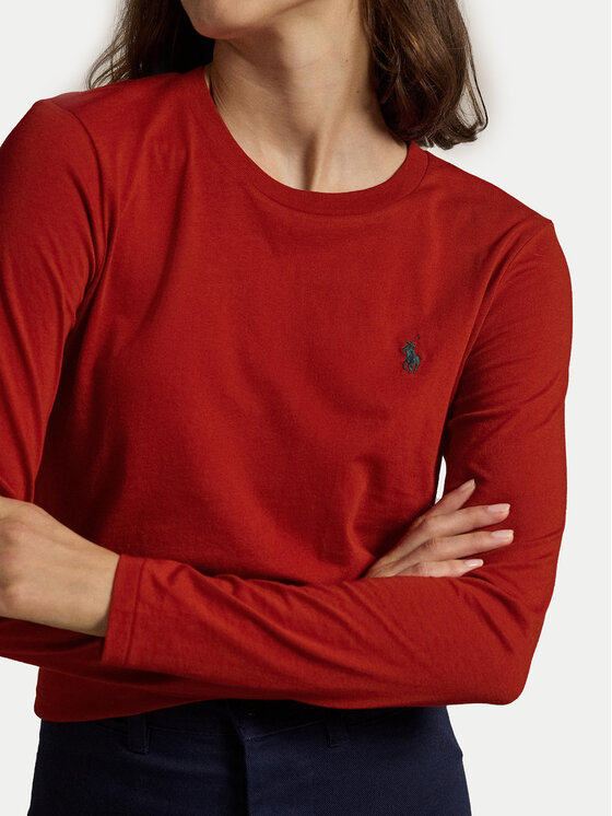 Polo Ralph Lauren Polo Ralph Lauren Bluza 211898699026 Rdeča Regular Fit