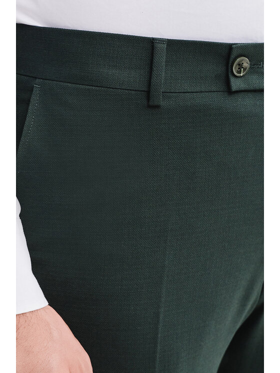 Pako Lorente Pako Lorente Spodnie garniturowe P25SF-6G-026 Zielony Slim Fit