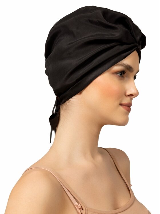 Cat&Cat Cat&Cat Jedwabny turban wiązany maxi comfort Turban do włosów