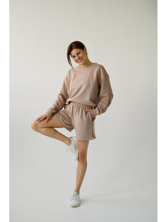 Duende Duende Bluza Zoe Sweatshirt Brązowy Regular Fit