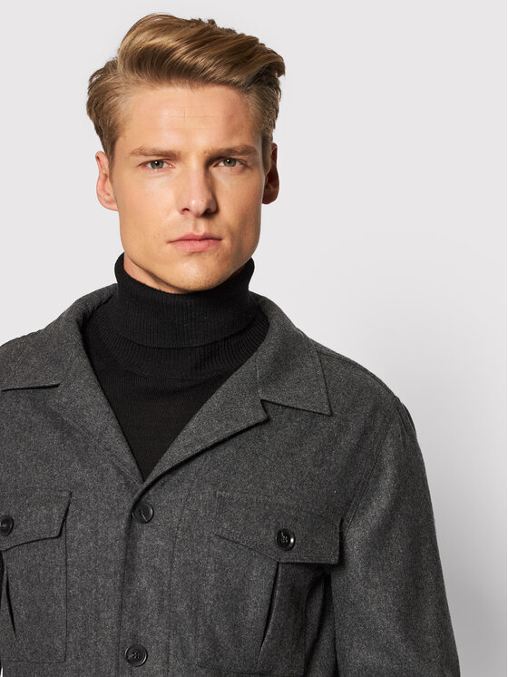 Oscar Jacobson Oscar Jacobson Demisezoninė striukė 1137 3931 Pilka Regular Fit