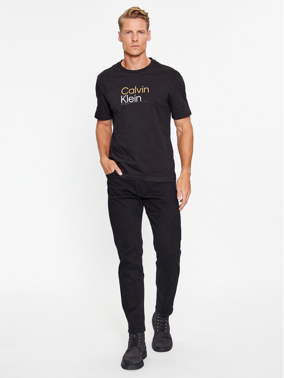 Calvin Klein Calvin Klein T-Shirt K10K111841 Czarny Regular Fit