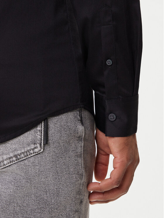Armani Exchange Armani Exchange Košulja XM001867 AF10192 UC001 Crna Slim Fit