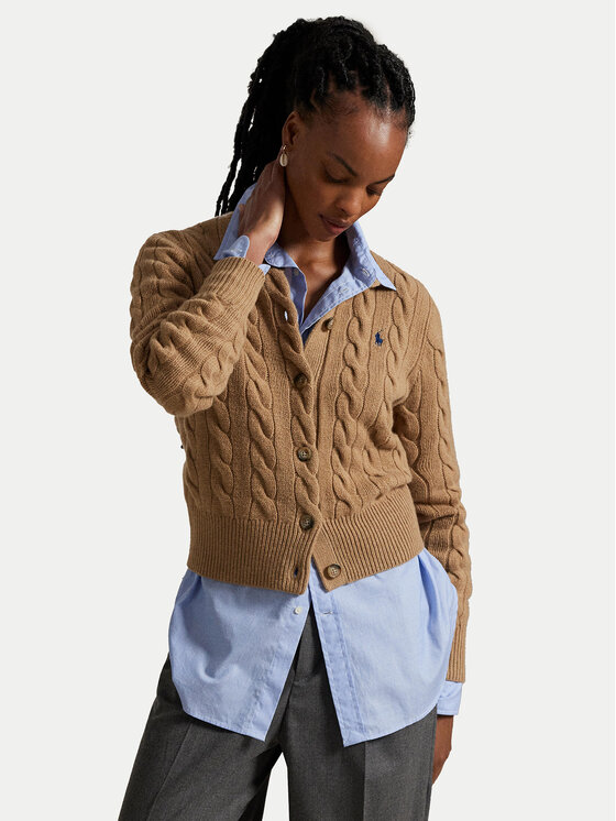 Polo Ralph Lauren Polo Ralph Lauren Kardigan 211972104001 Beež Slim Fit