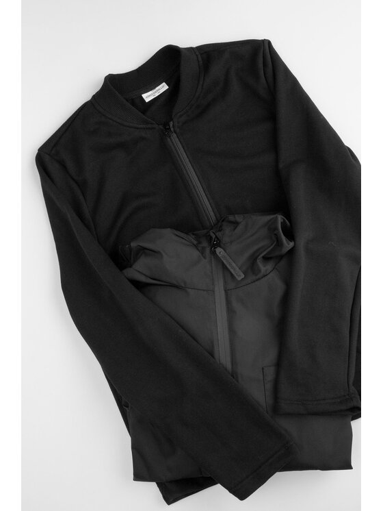 Coccodrillo Coccodrillo Prechodná bunda WC6152402OBJ-021 Čierna Regular Fit