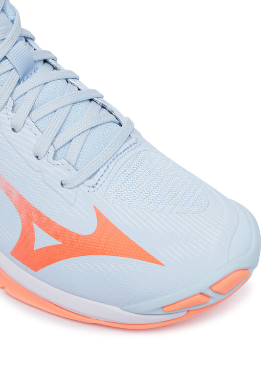 Mizuno Mizuno Încălțăminte pentru sporturi de interior Wave Lightning Pro Mid V1GC2665 Albastru deschis