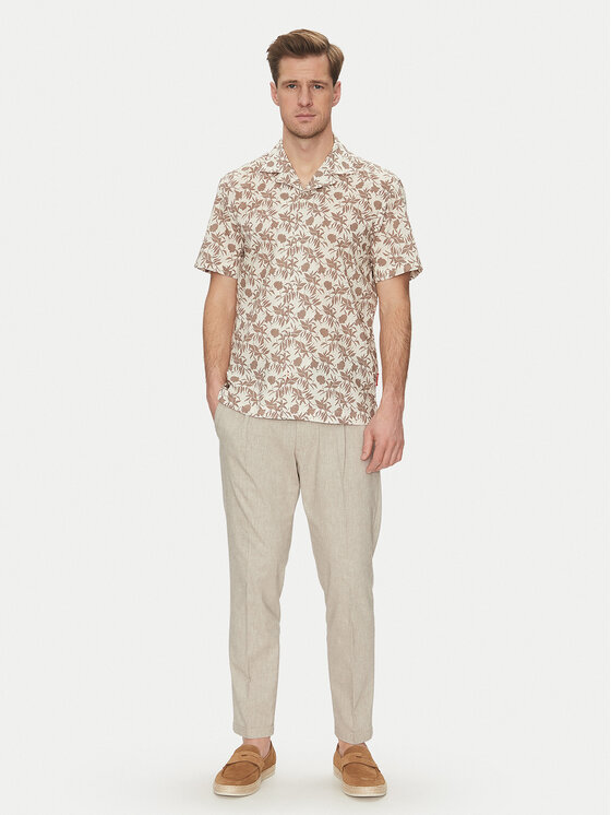 JOOP! Jeans JOOP! Jeans Πουκάμισο 15 JJSH-105Hanes 30045987 Μπεζ Casual Fit