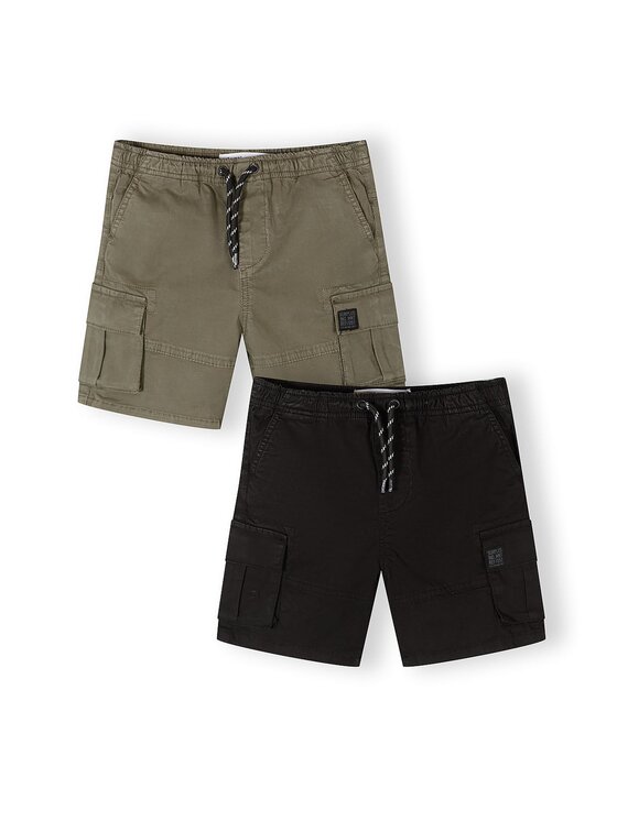 minoti minoti Szorty 29SHORT264 Czarny Regular Fit