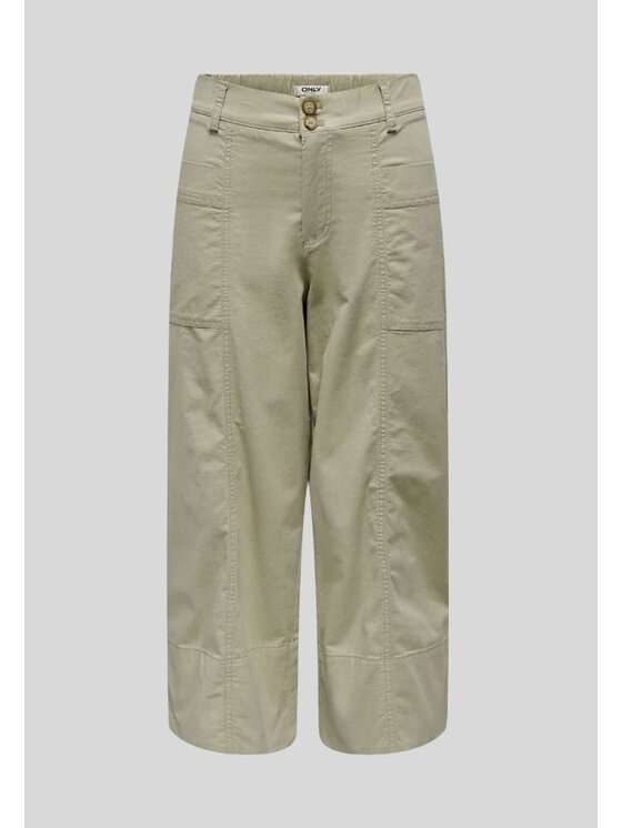 ONLY ONLY Παντελόνα 15314623 Μπεζ Classic Fit