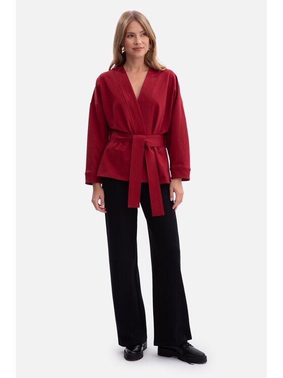 BeWear BeWear Narzutka b297 Bordowy Baggy Fit