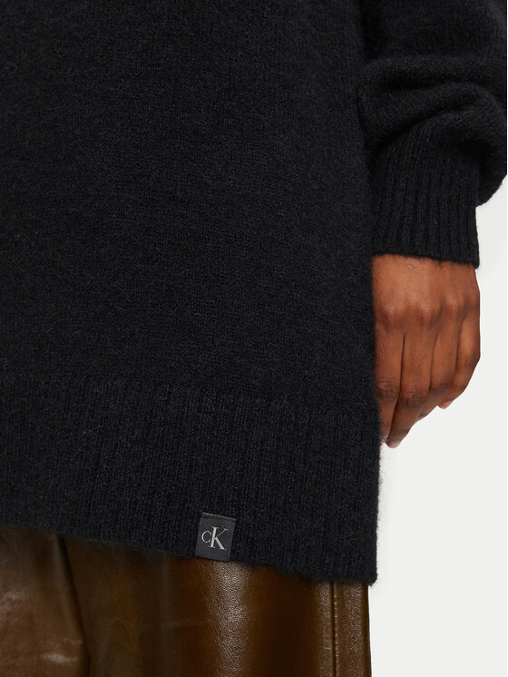 Calvin Klein Jeans Calvin Klein Jeans Φόρεμα υφασμάτινο J20J224638 Μαύρο Loose Fit