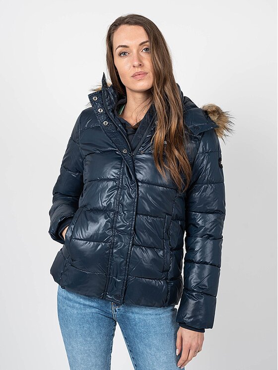 Pepe Jeans Pepe Jeans Μπουφάν μεταβατικό PL402104 | June Σκούρο μπλε Regular Fit